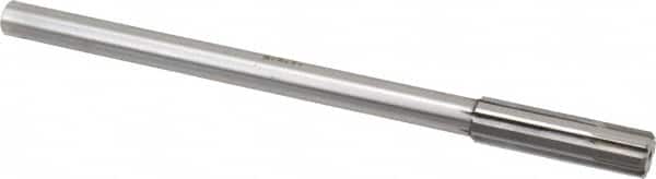 Made in USA - 0.54" Carbide-Tipped 6 Flute Chucking Reamer - Apex Tool & Supply