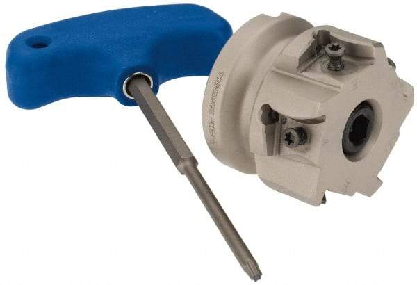 Iscar - 5 Inserts, 2" Cut Diam, 3/4" Arbor Diam, 0.551" Max Depth of Cut, Indexable Square-Shoulder Face Mill - 0/90° Lead Angle, 1.57" High, LN.. 1506... Insert Compatibility, Series TangMill - Apex Tool & Supply