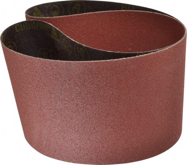 3M - 6" Wide x 48" OAL, 60 Grit, Ceramic Abrasive Belt - Ceramic, Medium, Coated, YN Weighted Cloth Backing, Wet/Dry, Series 963G - Apex Tool & Supply