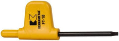 Kennametal - T10 Torx Drive, Flag Handle Driver for Indexable Tools - Apex Tool & Supply