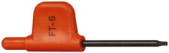 Kennametal - T6 Torx Drive, Flag Handle Driver for Indexable Tools - Compatible with Insert Screws - Apex Tool & Supply