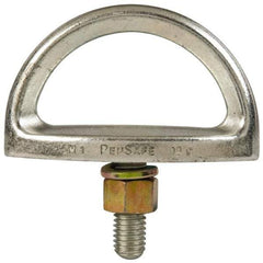 Miller - 1-1/4" Eye Length, Fixed D-Bolt Anchor - Steel - Apex Tool & Supply