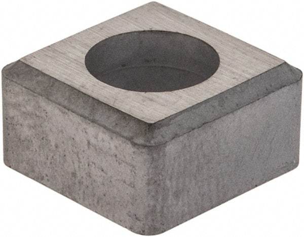 Walter - 1/2" Inscribed Circle, Square Shim for Indexables - 1/4" Thick, ISSN Shim Style, Negative Rake, Left Hand Cut - Apex Tool & Supply