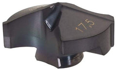Iscar - Series IDI-SG, 0.689" Diam Grade IC908 140° Replaceable Drill Tip - Carbide, TiAlN Finish - Apex Tool & Supply