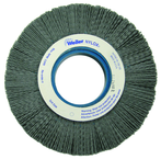 6" Diameter - 2" Arbor Hole - Abrasive Nylon Straight Nylox Wheel - Apex Tool & Supply