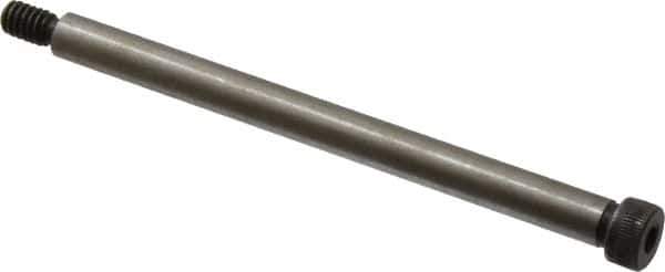 Value Collection - 5/16" Shoulder Diam x 4" Shoulder Length, 1/4-20 UNC, Hex Socket Shoulder Screw - 4140 Alloy Steel, Uncoated, 7/32" Head Height x 7/16" Head Diam - Apex Tool & Supply