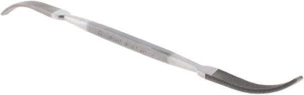 Grobet - 7" Riffler Precision Swiss Pattern File - Silversmith's Handle - Apex Tool & Supply
