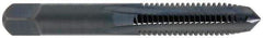 OSG - 1-1/4 - 12 UNF 3B 6 Flute Bright Finish High Speed Steel Straight Flute Standard Hand Tap - Bottoming, Right Hand Thread, 5-3/4" OAL, 2-9/16" Thread Length, H4 Limit, Oversize - Apex Tool & Supply