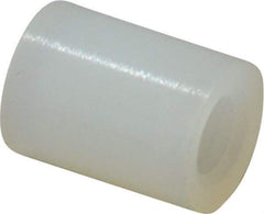 Electro Hardware - 0.089" ID x 3/16" OD, #2 Screw, Grade 101 Nylon Female Unthreaded Circuit Board Spacer - Round Body, Uncoated, 1/4" OAL - Apex Tool & Supply
