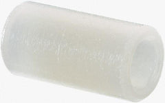 Electro Hardware - 0.116" ID x 3/16" OD, #4 Screw, Grade 101 Nylon Female Unthreaded Circuit Board Spacer - Round Body, Uncoated, 3/8" OAL - Apex Tool & Supply