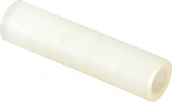 Electro Hardware - 0.116" ID x 3/16" OD, #4 Screw, Grade 101 Nylon Female Unthreaded Circuit Board Spacer - Round Body, Uncoated, 3/4" OAL - Apex Tool & Supply