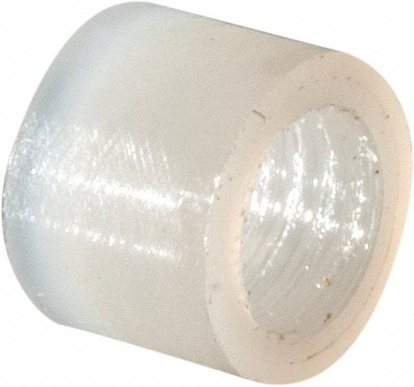 Electro Hardware - 0.171" ID x 1/4" OD, #8 Screw, Grade 101 Nylon Female Unthreaded Circuit Board Spacer - Round Body, Uncoated, 3/16" OAL - Apex Tool & Supply