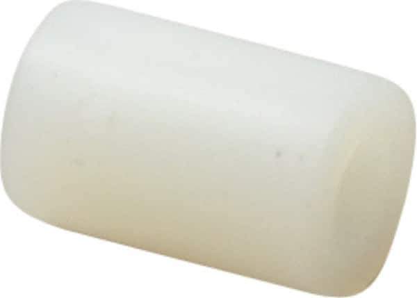 Electro Hardware - 0.116" ID x 1/4" OD, #4 Screw, Grade 101 Nylon Female Unthreaded Circuit Board Spacer - Round Body, Uncoated, 3/8" OAL - Apex Tool & Supply