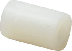 Electro Hardware - 0.116" ID x 1/4" OD, #4 Screw, Grade 101 Nylon Female Unthreaded Circuit Board Spacer - Round Body, Uncoated, 3/8" OAL - Apex Tool & Supply