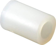Electro Hardware - 0.141" ID x 1/4" OD, #6 Screw, Grade 101 Nylon Female Unthreaded Circuit Board Spacer - Round Body, Uncoated, 3/8" OAL - Apex Tool & Supply
