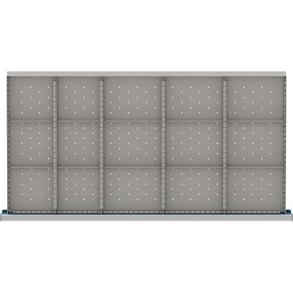 LISTA - 15-Compartment Drawer Divider Layout for 3.15" High Drawers - Apex Tool & Supply