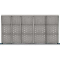 LISTA - 15-Compartment Drawer Divider Layout for 3.15" High Drawers - Apex Tool & Supply