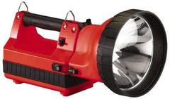 Streamlight - Xenon Bulb, Spotlight/Lantern Flashlight - Orange Plastic Body, 1 Lead-Acid Battery Included - Apex Tool & Supply