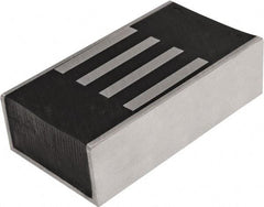 Mag-Mate - 231 Max Pull Force Lb, 4-1/2" Long x 2-1/2" Wide x 1-1/4" Thick, End Mount, Ceramic Fixture Magnet - 300°F Max Operating Temp, Grade 8 Ceramic, Aluminum Housing - Apex Tool & Supply