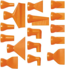 Loc-Line - 1/2" Hose Inside Diam x 1/2" Nozzle Diam, Coolant Hose Nozzle Kit - For Use with Snap Together Hose System, 16 Pieces - Apex Tool & Supply
