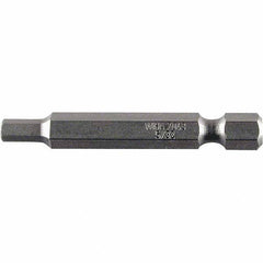 Wiha - 1/8" Power Bit - 1/4" Drive, 2" OAL - Apex Tool & Supply