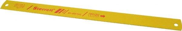 Starrett - 17" Long, 10 Teeth per Inch, Bi-Metal Power Hacksaw Blade - Toothed Edge, 1-3/8" Wide x 0.062" Thick - Apex Tool & Supply