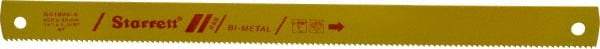 Starrett - 18" Long, 6 Teeth per Inch, Bi-Metal Power Hacksaw Blade - Toothed Edge, 1-3/8" Wide x 0.062" Thick - Apex Tool & Supply