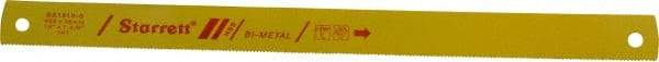 Starrett - 18" Long, 10 Teeth per Inch, Bi-Metal Power Hacksaw Blade - Toothed Edge, 1-3/8" Wide x 0.062" Thick - Apex Tool & Supply