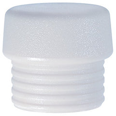 Split Head Mallet Face 1.5″ Extra Hard Shore Hardness 80-D, White, Nylon - Apex Tool & Supply