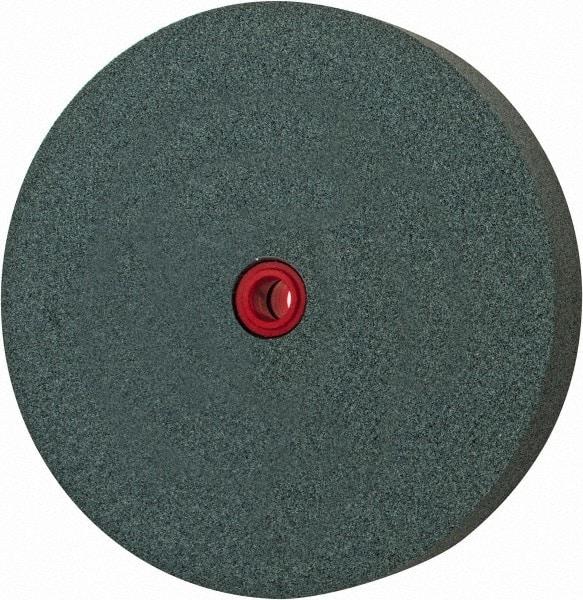 Norton - 60 Grit Silicon Carbide Bench & Pedestal Grinding Wheel - 10" Diam x 1-1/4" Hole x 1-1/2" Thick, 2485 Max RPM, I Hardness, Medium Grade , Vitrified Bond - Apex Tool & Supply