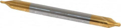 Hertel - #1 Plain Cut 60° Incl Angle Solid Carbide Combo Drill & Countersink - Apex Tool & Supply
