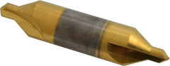 Hertel - #8 Plain Cut 60° Incl Angle Solid Carbide Combo Drill & Countersink - Apex Tool & Supply