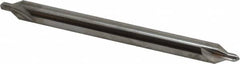 Hertel - #6 Plain Cut 60° Incl Angle Solid Carbide Combo Drill & Countersink - Apex Tool & Supply