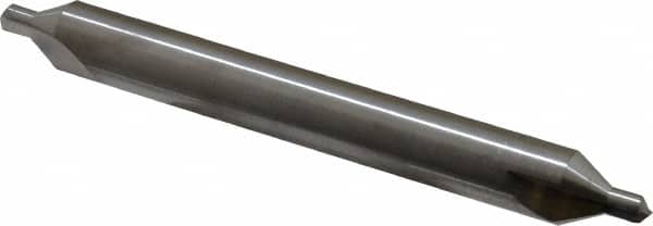 Hertel - #7 Plain Cut 60° Incl Angle Solid Carbide Combo Drill & Countersink - Apex Tool & Supply