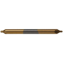 Hertel - #5 Plain Cut 60° Incl Angle Solid Carbide Combo Drill & Countersink - Apex Tool & Supply