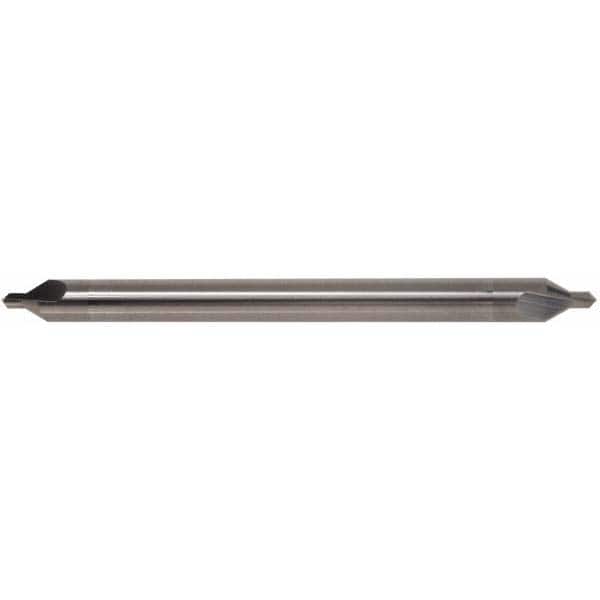 Hertel - #8 Plain Cut 82° Incl Angle Solid Carbide Combo Drill & Countersink - Apex Tool & Supply