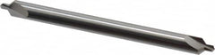 Hertel - #4 Plain Cut 90° Incl Angle Solid Carbide Combo Drill & Countersink - Apex Tool & Supply