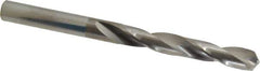 Hertel - Letter K 118° Solid Carbide Jobber Drill - Bright Finish, Right Hand Cut, Spiral Flute, Straight Shank, 3-1/2" OAL, Standard Point - Apex Tool & Supply