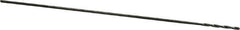 Hertel - #79 118° Solid Carbide Jobber Drill - Bright Finish, Right Hand Cut, Spiral Flute, Straight Shank, 3/4" OAL, Standard Point - Apex Tool & Supply