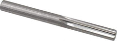 Hertel - 5/16" Solid Carbide 6 Flute Chucking Reamer - Straight Flute, 5/16" Straight Shank, 1-1/8" Flute Length, 3-1/4" OAL - Apex Tool & Supply