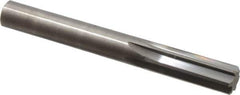 Hertel - 15/32" Solid Carbide 6 Flute Chucking Reamer - Straight Flute, 15/32" Straight Shank, 1-3/8" Flute Length, 4" OAL - Apex Tool & Supply