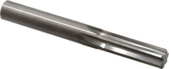 Hertel - 31/64" Solid Carbide 6 Flute Chucking Reamer - Straight Flute, 31/64" Straight Shank, 1-1/2" Flute Length, 4" OAL - Apex Tool & Supply