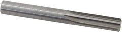 Hertel - Letter Z Solid Carbide 6 Flute Chucking Reamer - Straight Flute, 0.413" Straight Shank, 1-1/4" Flute Length, 3-1/2" OAL - Apex Tool & Supply