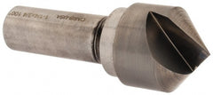 Hertel - 1-1/4" Head Diam, 3/4" Shank Diam, 1 Flute 100° Solid Carbide Countersink - Apex Tool & Supply