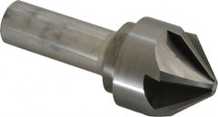 Hertel - 1-1/2" Head Diam, 3/4" Shank Diam, 6 Flute 90° Solid Carbide Countersink - Apex Tool & Supply