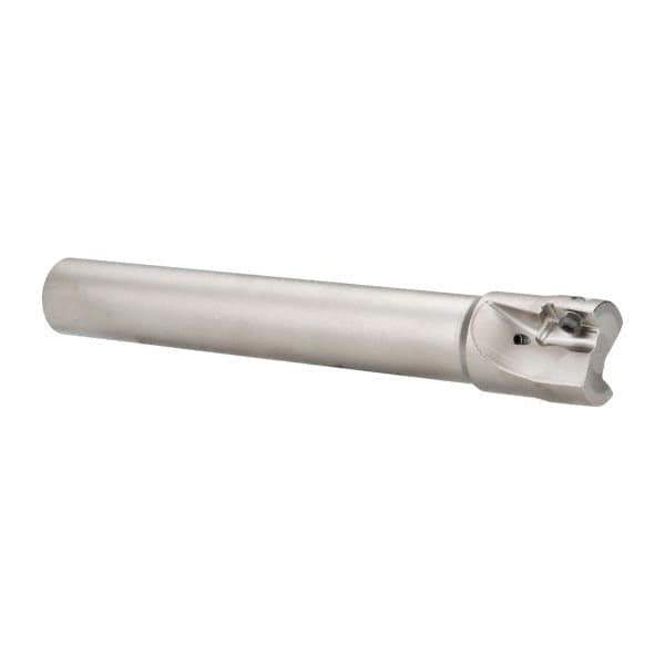 Seco - 1-1/4" Cut Diam, 0.669" Max Depth of Cut, 1" Shank Diam, 7.68" OAL, Indexable Square Shoulder End Mill - XO.X 1806.. Inserts, Cylindrical Shank, 90° Lead Angle, Through Coolant, Series Power Turbo - Apex Tool & Supply