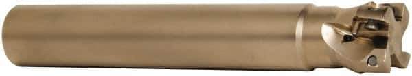 Seco - 1-1/2" Cut Diam, 0.669" Max Depth of Cut, 1-1/4" Shank Diam, 8.27" OAL, Indexable Square Shoulder End Mill - XO.X 1806.. Inserts, Cylindrical Shank, 90° Lead Angle, Through Coolant, Series Power Turbo - Apex Tool & Supply