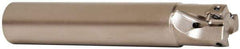 Seco - 5/8" Cut Diam, 0.197" Max Depth of Cut, 5/8" Shank Diam, 3.543" OAL, Indexable Square Shoulder End Mill - XO.X 0602 Inserts, Cylindrical Shank, 90° Lead Angle, Through Coolant, Series Nano Turbo - Apex Tool & Supply