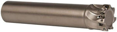 Seco - 1" Cut Diam, 0.197" Max Depth of Cut, 1" Shank Diam, 4.528" OAL, Indexable Square Shoulder End Mill - XO.X 0602 Inserts, Cylindrical Shank, 90° Lead Angle, Through Coolant, Series Nano Turbo - Apex Tool & Supply