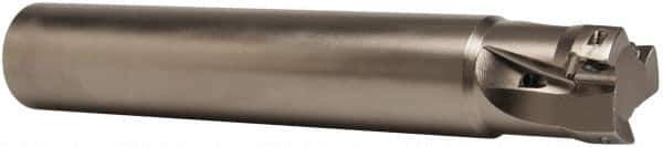 Seco - 1-1/4" Cut Diam, 0.433" Max Depth of Cut, 1-1/4" Shank Diam, 7.69" OAL, Indexable Square Shoulder End Mill - XO.X 1204.. Inserts, Cylindrical Shank, 90° Lead Angle, Through Coolant, Series Super Turbo - Apex Tool & Supply